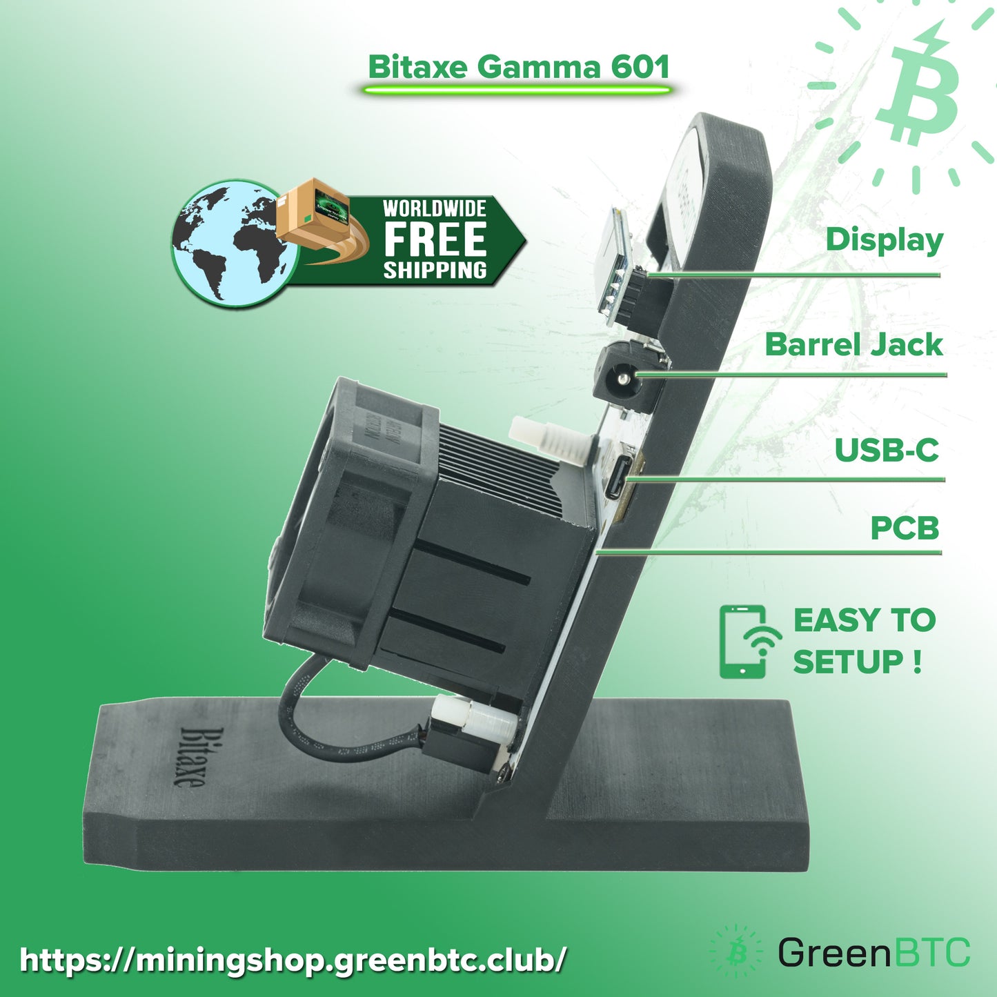 Bitaxe Gamma 601 for Special Campaign